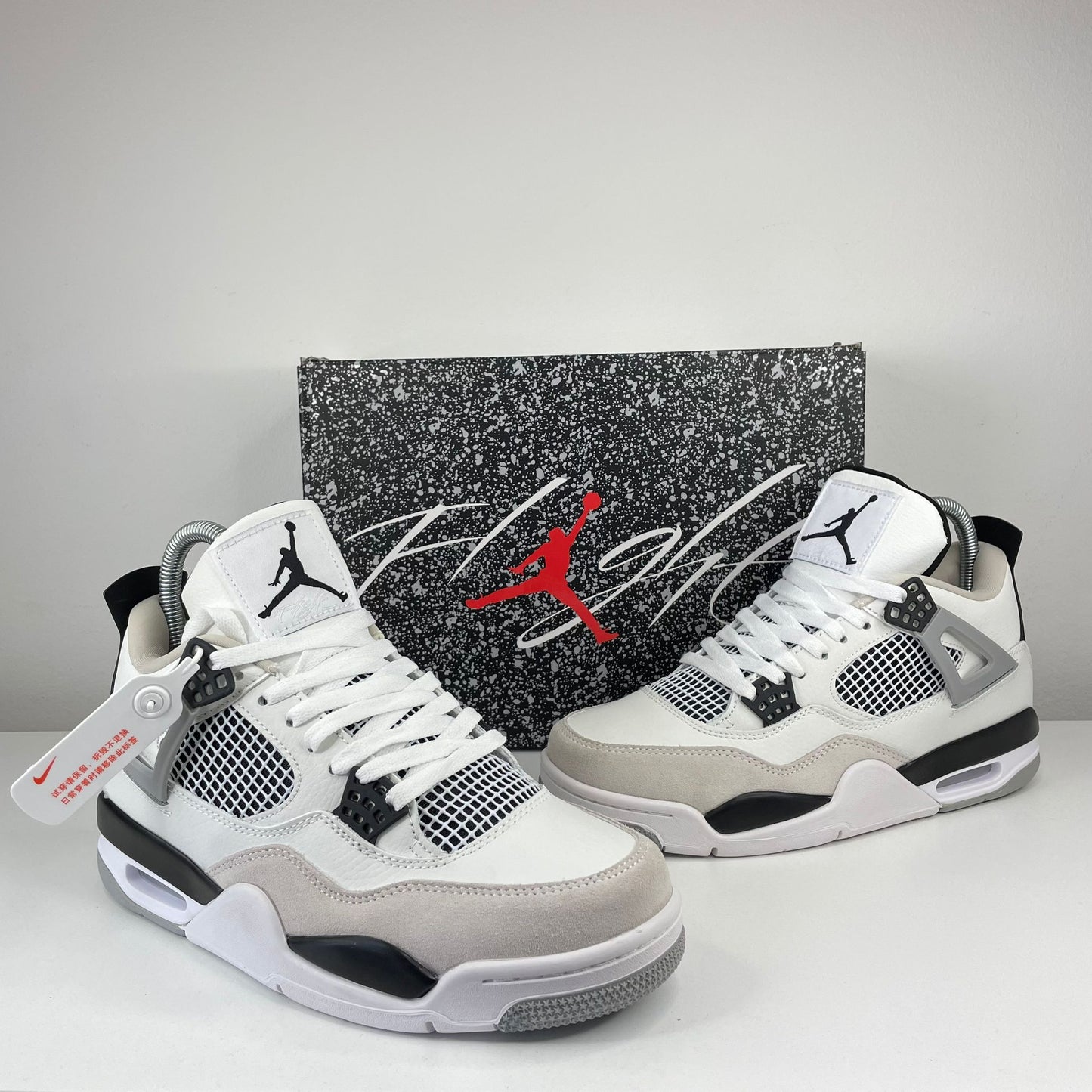 JORDAN 4 Retro Military BLACK