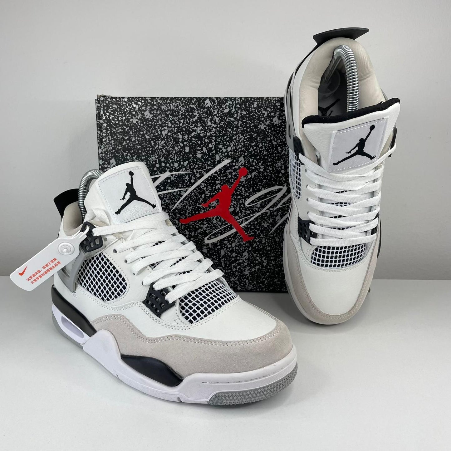 JORDAN 4 Retro Military BLACK