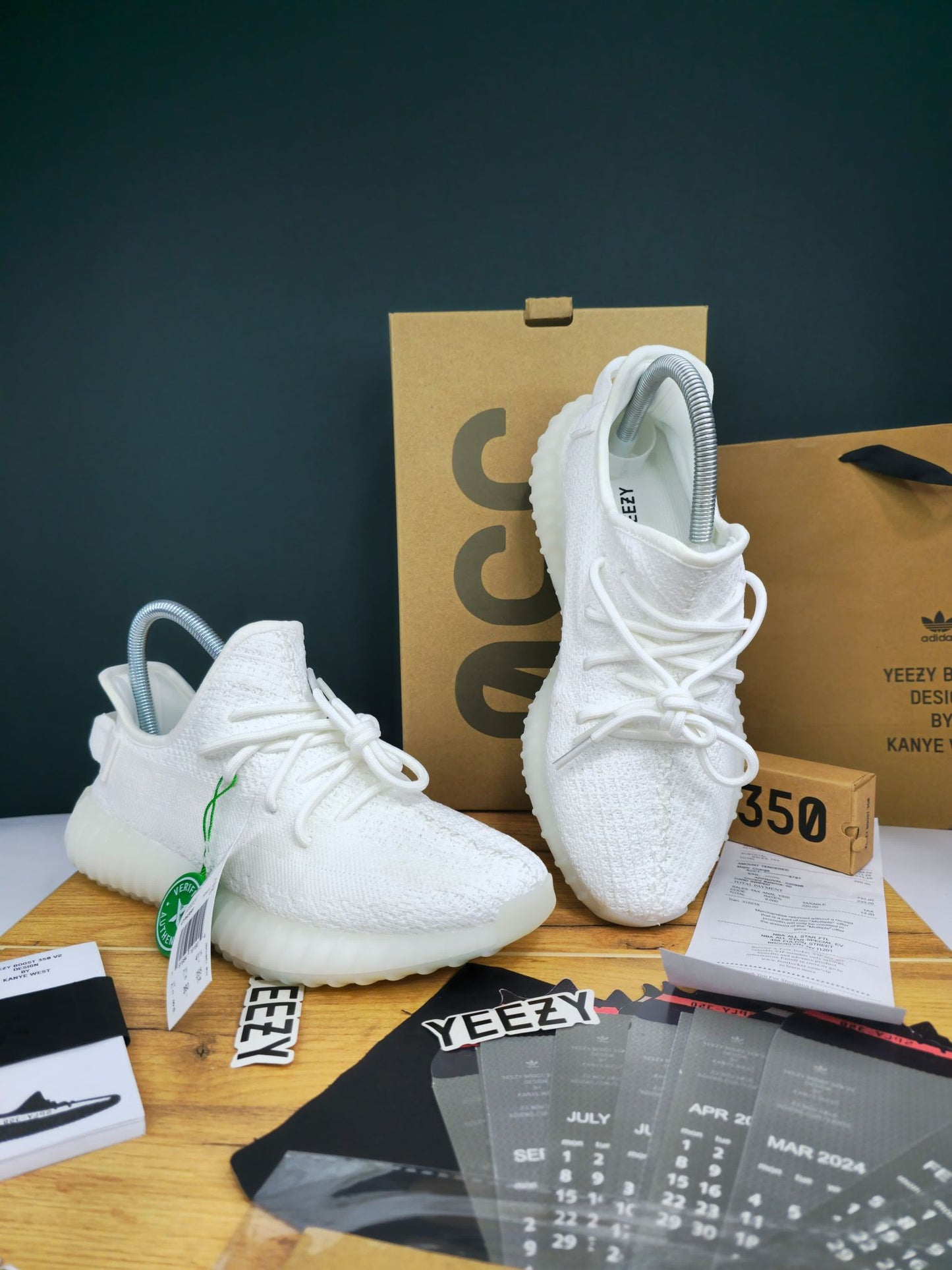 YEEZY Static Cream White